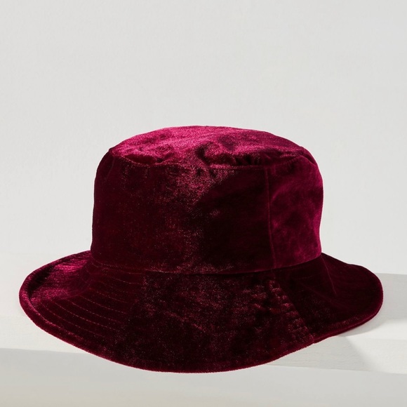 NEW anthropologie velvet bucket hat ? Anthropologie | Accessories | Anthropologie Velvet Bucket  main image 2